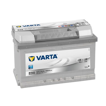 Akumulator VARTA 12V 74Ah/750A SILVER DYNAMIC (P+ 1) 278x175x175 B13 - stopka o wysokości 10,5 mm (rozruchowy)