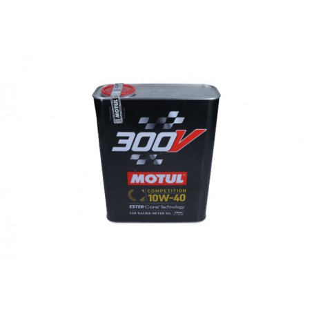 Olej silnikowy MOTUL 300V COMP SAE 10W40   2 l   do doładowanych lub wolnossących 4-suwowych silników benzynowych i wysokopręż