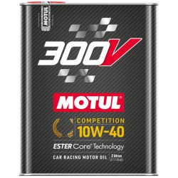 Olej silnikowy MOTUL 300V COMP SAE 10W40   2 l   do doładowanych lub wolnossących 4-suwowych silników benzynowych i wysokopręż