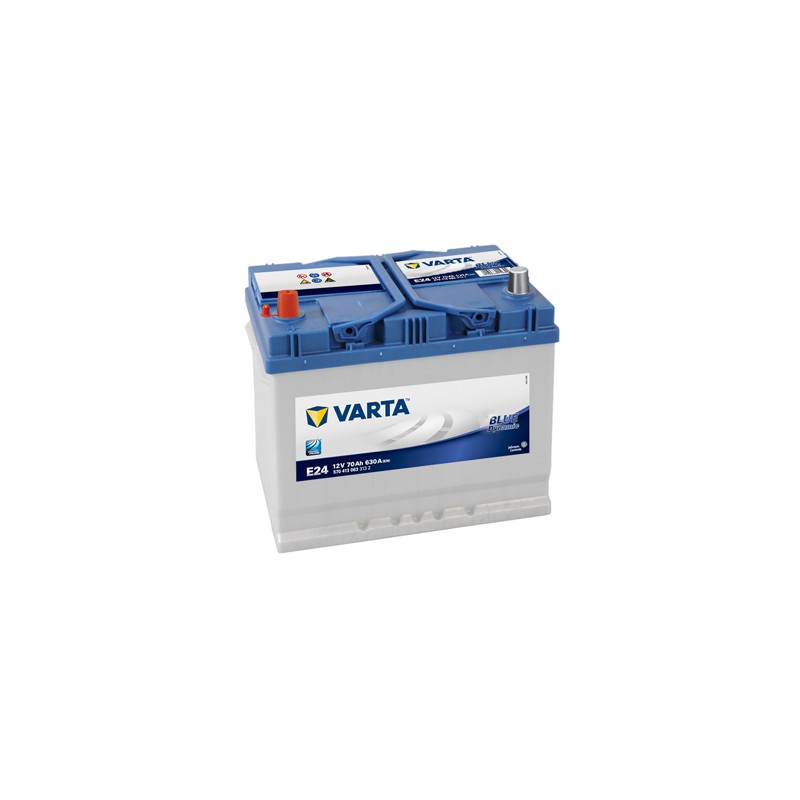 Akumulator VARTA 12V 70Ah/630A BLUE DYNAMIC (L+ 1) 261x175x220 B01 - stopka o wysokości 10,5 mm (rozruchowy)