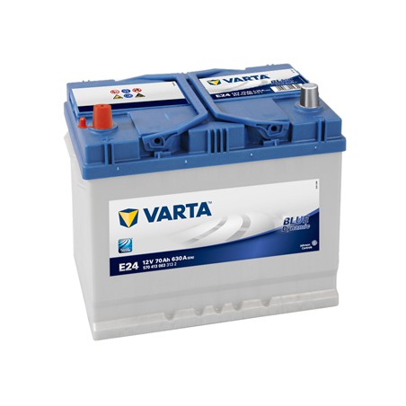 Akumulator VARTA 12V 70Ah/630A BLUE DYNAMIC (L+ 1) 261x175x220 B01 - stopka o wysokości 10,5 mm (rozruchowy)