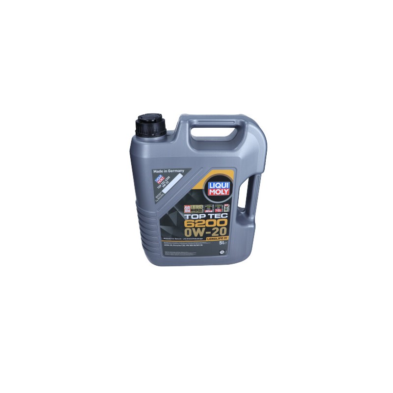 OLEJ LIQUI MOLY 0W20 5L TOP TEC 6200 / 508.00 / 509.00