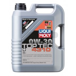 OLEJ LIQUI MOLY 0W30 5L TOP TEC 4310 C2 / 9.55535-DS1 9.55535-GS1 / B71 2312