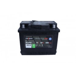 AKUMULATOR 12V 60AH/680A L-  242X175X190 AGM