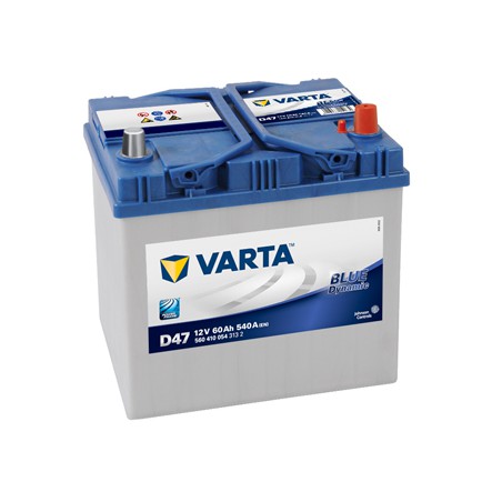 Akumulator VARTA 12V 60Ah/540A BLUE DYNAMIC (P+ 1) 232x173x225 B00 - brak stopki mocującej (rozruchowy)
