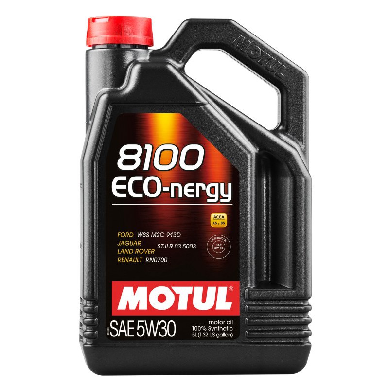 OLEJ MOTUL 5W30 5L 8100 ECO NERGY SL/CF / A5/B5 / WSS M2C 913D / RN0700 / STJLR.03.5003 / HONDA / VOLVO