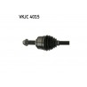 Półoś napędowa przód L 666,5mm pasuje do: HONDA CR-V III 2.0 10.06-06.12