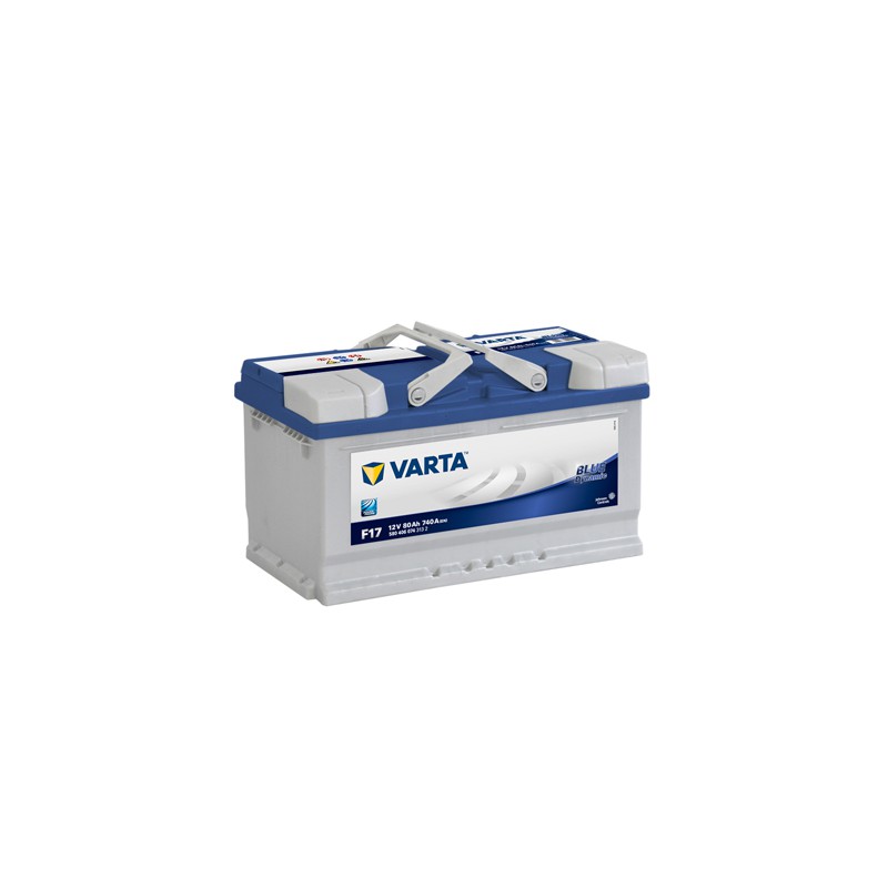 Akumulator VARTA 12V 80Ah/740A BLUE DYNAMIC (P+ 1) 315x175x175 B13 - stopka o wysokości 10,5 mm (rozruchowy)