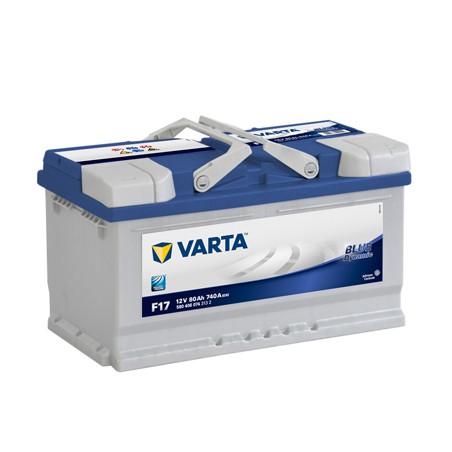 Akumulator VARTA 12V 80Ah/740A BLUE DYNAMIC (P+ 1) 315x175x175 B13 - stopka o wysokości 10,5 mm (rozruchowy)