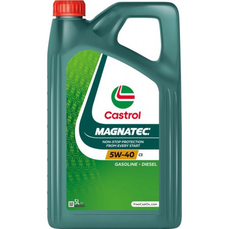 OLEJ CASTROL 5W40 5L MAGNATEC DUALOCK SN / C3 / LL04 / FIAT 9.55535-S2 / 226.5 229.31 / RN0700/0710