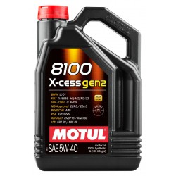 OLEJ MOTUL 5W40 4L 8100 X-CESS GEN2 / 502.00 505.00 / 229.5 226.5 / A40 / B71 2296 / RN0710/700 / LL01 / 9.55535 / LL B-025