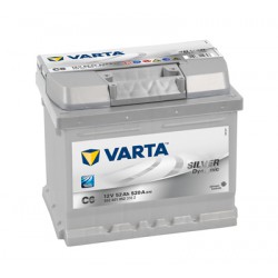 Akumulator VARTA 12V 52Ah/520A SILVER DYNAMIC (P+ 1) 207x175x175 B13 - stopka o wysokości 10,5 mm (rozruchowy)