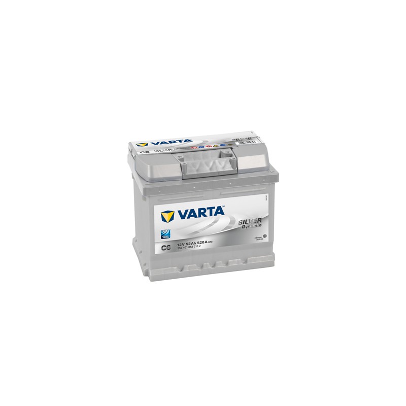 Akumulator VARTA 12V 52Ah/520A SILVER DYNAMIC (P+ 1) 207x175x175 B13 - stopka o wysokości 10,5 mm (rozruchowy)
