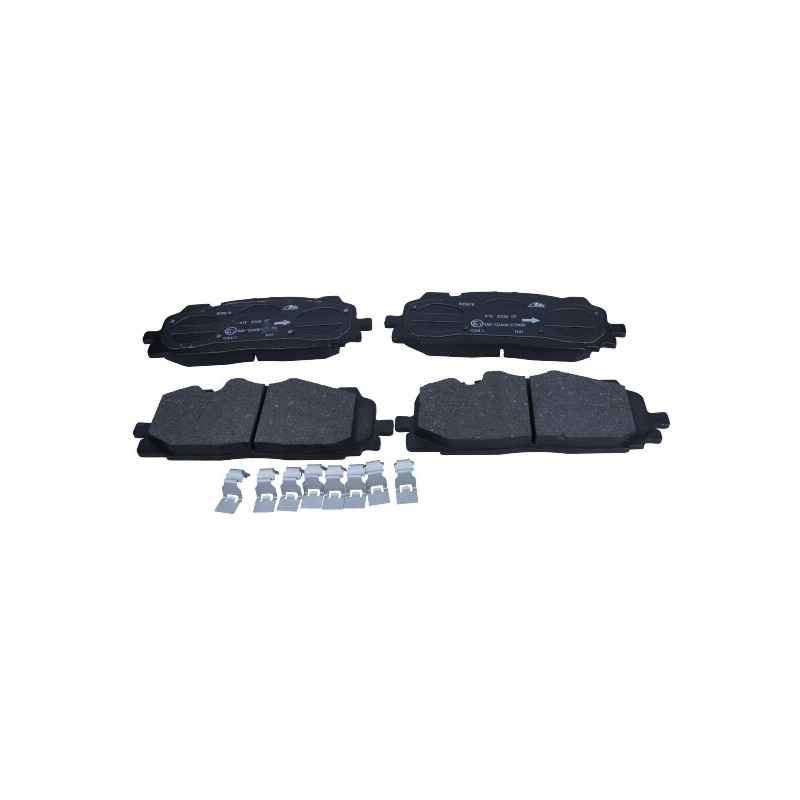 Klocek hamulcowy kpl. przód (z dodatkami) pasuje do: AUDI A4 ALLROAD B9, A4 B9, A5, A6 ALLROAD C8, A6 C8, A7, A8 D5, E-TRON, E