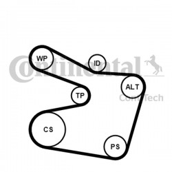 ZESTAW PASKA WIELOROWK. BMW 2,0-3,0 E39/E46