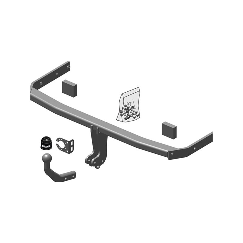 HAK HOLOWNICZY AUDI A3 96-03, SKODA ROOMSTER 06-, GOLF IV, OCTAVIA 96-10