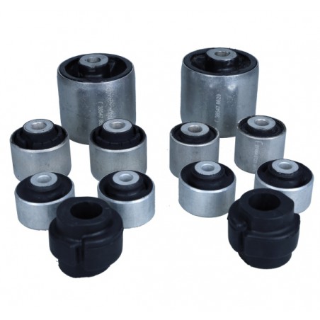 ZESTAW NAPR. ZAWIESZENIA AUDI P. A4 (11/07-), A5 (8F, 8T) (06/07-), A6 (11/10-05/13) Q5 12- TULEJE 10 SZTUK+GUMY STABILIZATORA