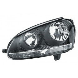 Reflektor L (halogen, H7/H7/PY21W/W5W, elektryczny, z silnikiem, kolor wkładu: czarny/srebrny, kolor kierunkowskazu: biały) pa