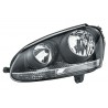 Reflektor L (halogen, H7/H7/PY21W/W5W, elektryczny, z silnikiem, kolor wkładu: czarny/srebrny, kolor kierunkowskazu: biały) pa