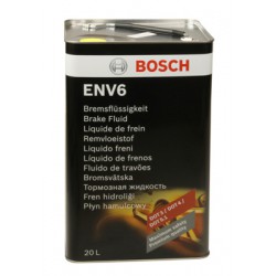 PŁYN HAMULCOWY ENV6 20L / BOSCH / ZASTĘPUJE: DOT3/DOT4/DOT4HP/DOT4SUPER/DOT5.1