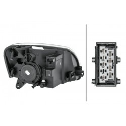 REFLEKTOR CITROEN BERLINGO, PEUGEOT PARTNER 07.96-12.15 LE