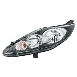 Reflektor L (halogen, H1/H7/PY21W/W5W, elektryczny, z silnikiem, kolor wkładu: czarny) pasuje do: FORD FIESTA VI 06.08-01.13