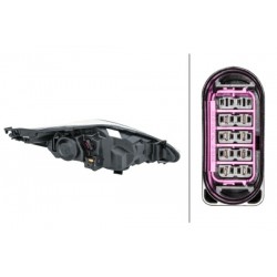 Reflektor L (halogen, H1/H7/PY21W/W5W, elektryczny, z silnikiem, kolor wkładu: czarny) pasuje do: FORD FIESTA VI 06.08-01.13