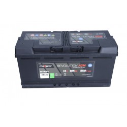 AKUMULATOR 12V 105AH/950A L-  393X175X190 AGM
