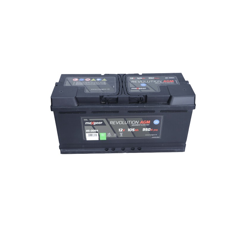 AKUMULATOR 12V 105AH/950A L-  393X175X190 AGM