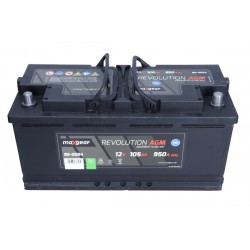 AKUMULATOR 12V 105AH/950A L-  393X175X190 AGM