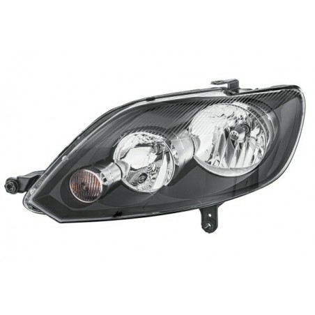 Reflektor L (halogen, H15/H7/H7/PY21W/W5W, elektryczny, z silnikiem, kolor wkładu: chromowany) pasuje do: VW GOLF VI PLUS 01.09-