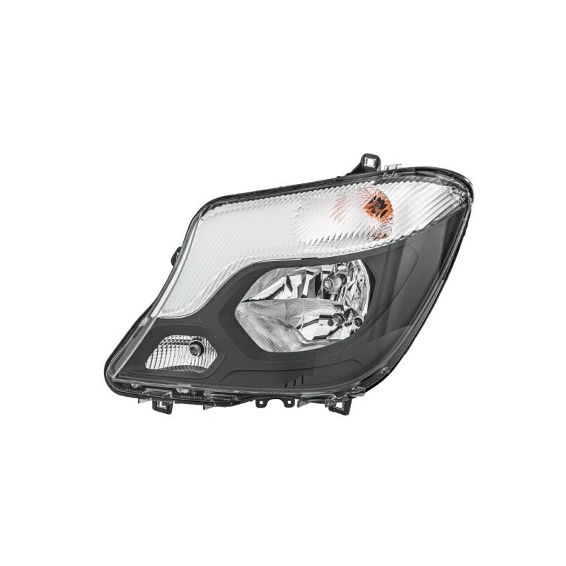 Reflektor L (halogen, H7/H7/PY21W/W21W/W5W, z silnikiem) pasuje do: MERCEDES SPRINTER 906 10.13-06.18
