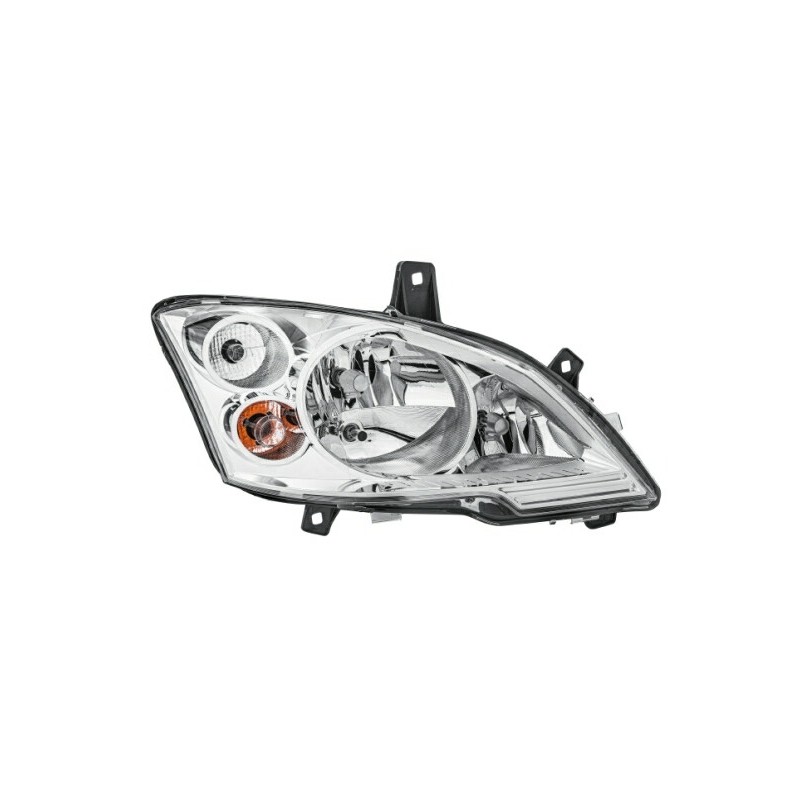 Reflektor P (halogen, 3*H7/PY21W/W21, elektryczny, z silnikiem, kolor wkładu: chromowany) pasuje do: MERCEDES VIANO (W639), VI