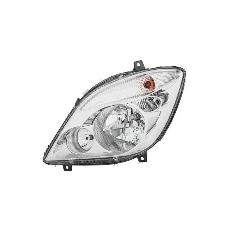 Reflektor L (halogen, H7/H7/PY21W/W5W, elektryczny, z silnikiem) pasuje do: MERCEDES SPRINTER 906 06.06-10.13