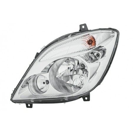 Reflektor L (halogen, H7/H7/PY21W/W5W, elektryczny, z silnikiem) pasuje do: MERCEDES SPRINTER 906 06.06-10.13