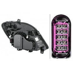 Reflektor L (halogen, H7/H7/PY21W/W5W, elektryczny, z silnikiem) pasuje do: MERCEDES SPRINTER 906 06.06-10.13