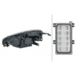 Reflektor P (H1/H7/W21, elektryczny, z silnikiem) pasuje do: OPEL ADAM 10.12-
