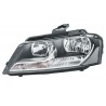 Reflektor L (halogen, H7/H7/PSY24W/W5W, elektryczny, z silnikiem, kolor kierunkowskazu: biały) pasuje do: AUDI A3 8P 06.08-08.