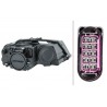 Reflektor L (halogen, H7/H7/PSY24W/W5W, elektryczny, z silnikiem, kolor kierunkowskazu: biały) pasuje do: AUDI A3 8P 06.08-08.