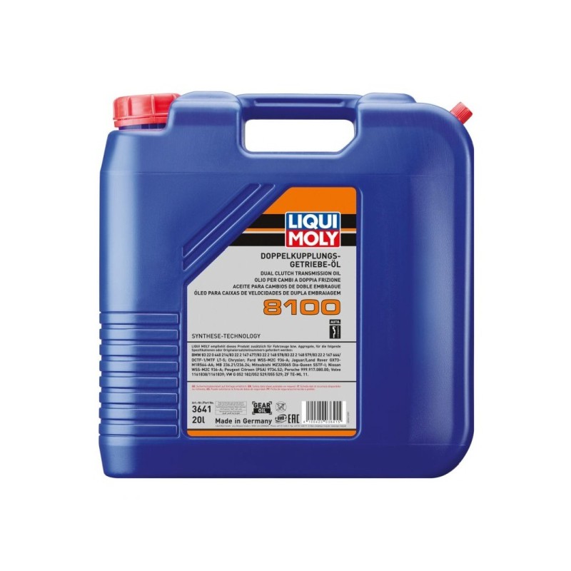 Olej przekładniowy 8100 (20L) (DSG/DCT)  BMW 8220440214  BMW 83222147477  BMW 83222148578  BMW 83222148579  BMW DCTF-1  BMW MT