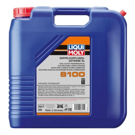 Olej przekładniowy 8100 (20L) (DSG/DCT)  BMW 8220440214  BMW 83222147477  BMW 83222148578  BMW 83222148579  BMW DCTF-1  BMW MT