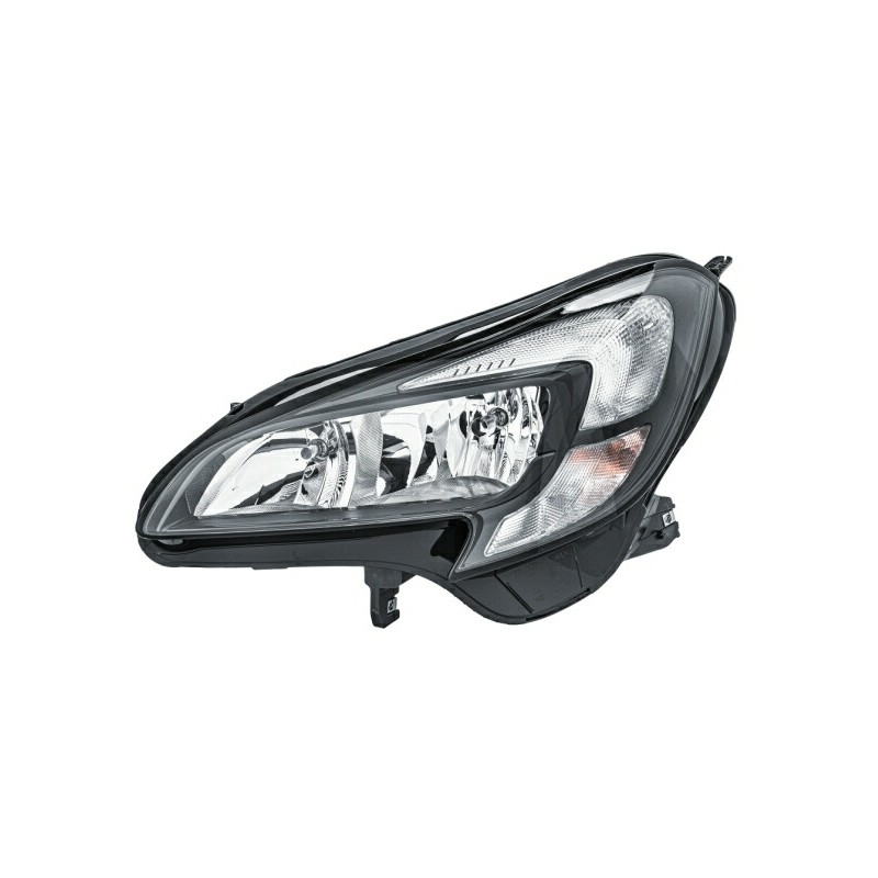 Reflektor L (halogen, H7/H7/PSY24W/W21, elektryczny, z silnikiem) pasuje do: OPEL CORSA E 09.14-05.19
