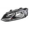 Reflektor L (halogen, H7/H7/W5W/WY21W, elektryczny, z silnikiem, kolor wkładu: chromowany, kolor kierunkowskazu: pomarańczowy)