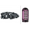 Reflektor L (halogen, H7/H7/W5W/WY21W, elektryczny, z silnikiem, kolor wkładu: chromowany, kolor kierunkowskazu: pomarańczowy)