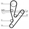 Rozrząd kpl. (pasek + rolka + pompa cieczy) pasuje do: IVECO DAILY III, DAILY IV, DAILY V, DAILY VI  FIAT DUCATO 2.3D 12.01-