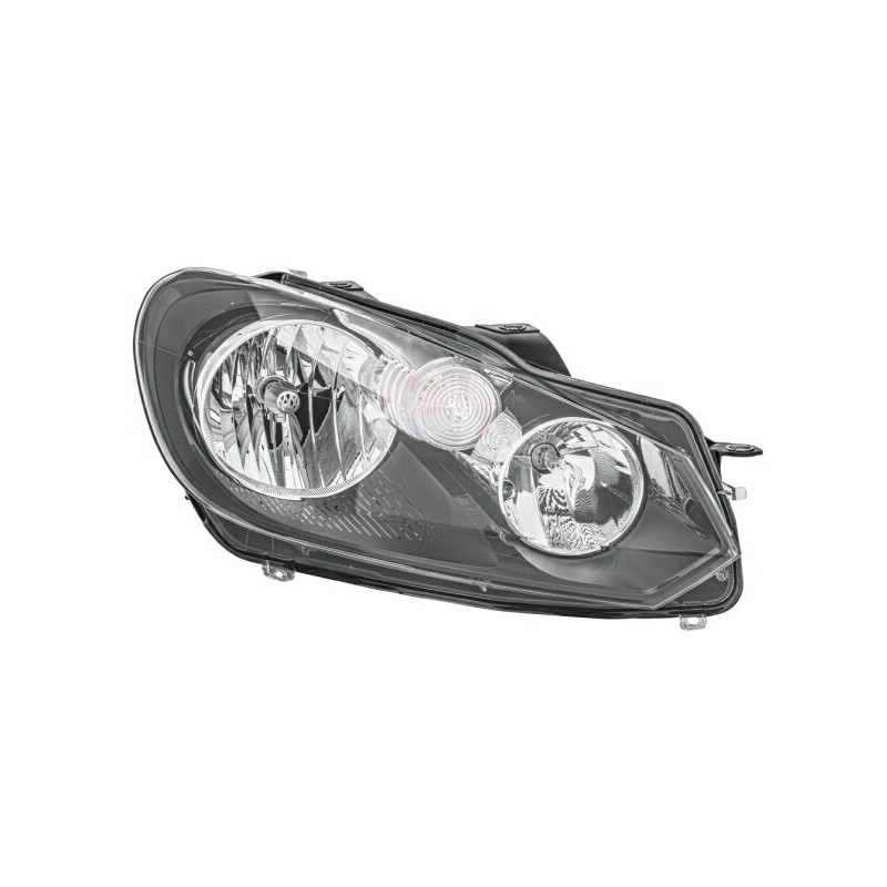 Reflektor P (halogen, H15/H7/PSY24W/W5W, elektryczny, z silnikiem, kolor wkładu: chromowany) pasuje do: VW GOLF VI 10.08-11.13