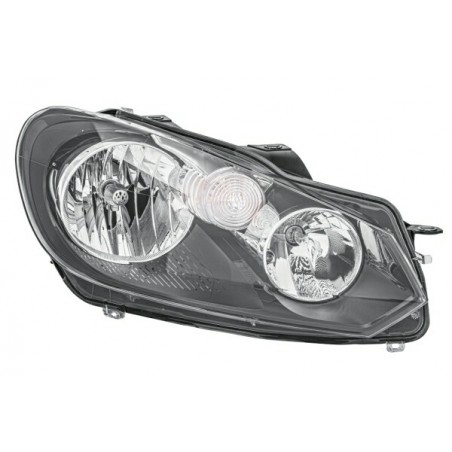 Reflektor P (halogen, H15/H7/PSY24W/W5W, elektryczny, z silnikiem, kolor wkładu: chromowany) pasuje do: VW GOLF VI 10.08-11.13