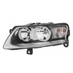 Reflektor L (halogen, H1/H7/PY21W/W5W, elektryczny, z silnikiem, kolor wkładu: chromowany, kolor kierunkowskazu: biały) pasuje
