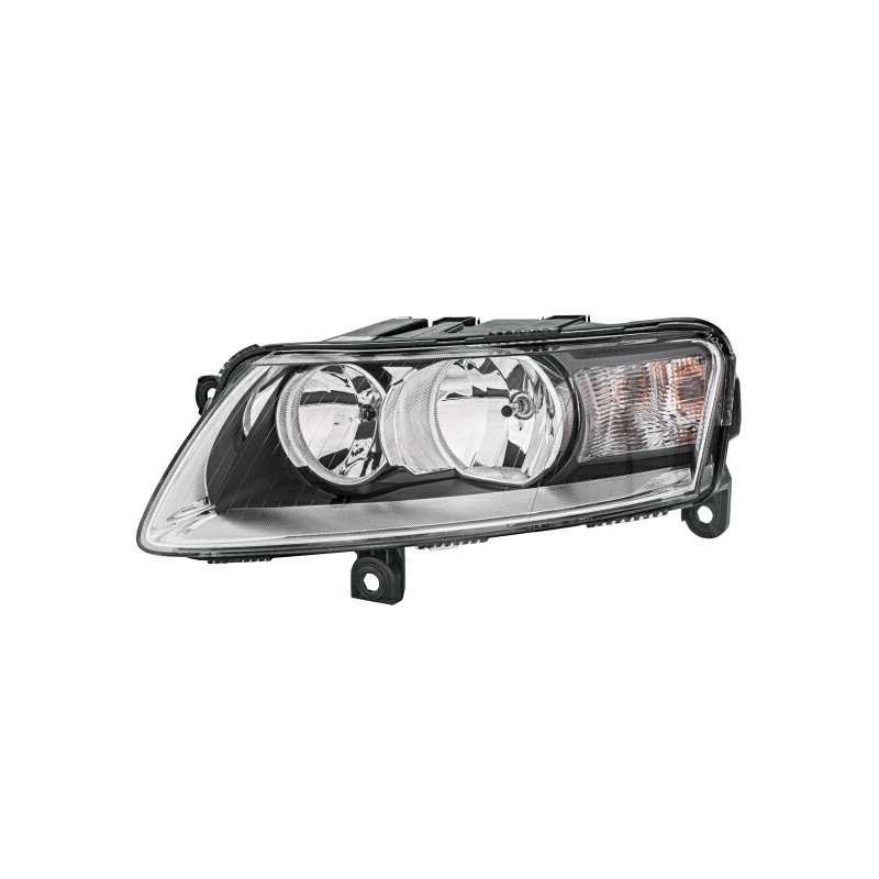 Reflektor L (halogen, H1/H7/PY21W/W5W, elektryczny, z silnikiem, kolor wkładu: chromowany, kolor kierunkowskazu: biały) pasuje