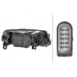 Reflektor L (halogen, H1/H7/PY21W/W5W, elektryczny, z silnikiem, kolor wkładu: chromowany, kolor kierunkowskazu: biały) pasuje